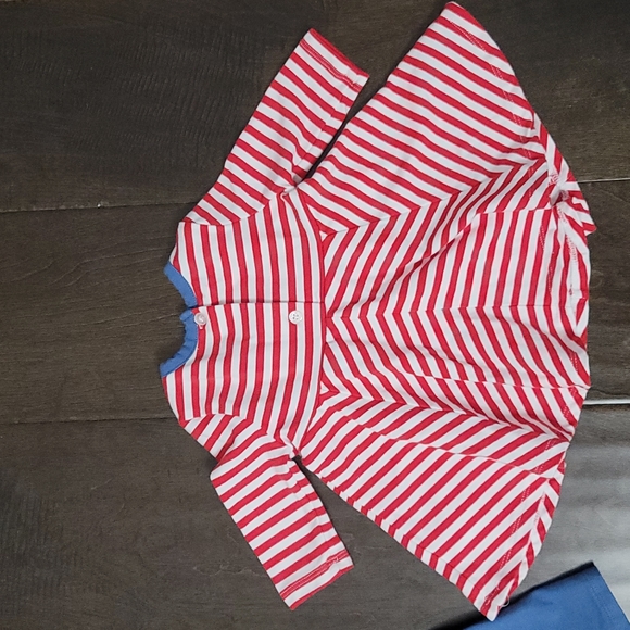 Pippa & Julie Striped Dress/ Size 6/9 M - Picture 3 of 6